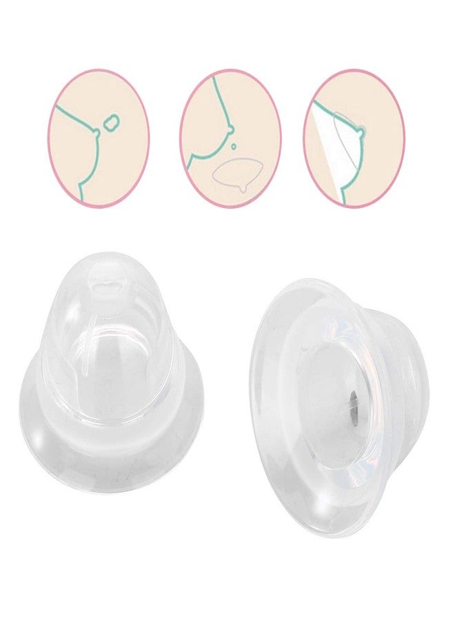 ZJchao Nipple Sucker, 1 Pair/Box Food-Grade Silicone Breastfeeding Aid Women Flat and Inverted Nipples Former Enlager Corrector - Image 3